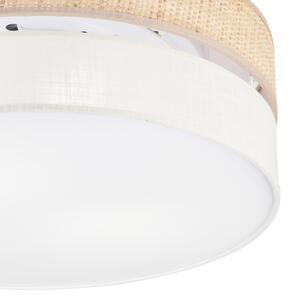 Stropní svítidlo SIRJA BOHO 2xE27/15W/230V pr. 45 cm béžová/krémová