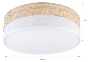 LED Stropní svítidlo SIRJA BOHO LED/36W/230V pr. 45 cm béžová/bílá