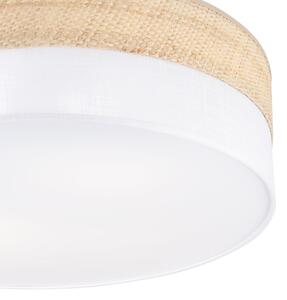 Stropní svítidlo SIRJA BOHO 2xE27/15W/230V pr. 45 cm béžová/bílá