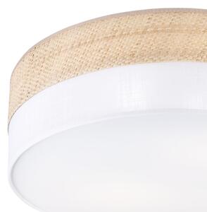 Stropní svítidlo SIRJA BOHO 2xE27/15W/230V pr. 45 cm béžová/bílá