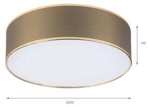 LED Stropní svítidlo SIRJA LED/36W/230V pr. 45 cm hnědá/zlatá