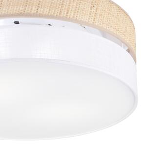 Stropní svítidlo SIRJA BOHO 2xE27/15W/230V pr. 45 cm béžová/bílá