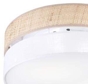 Stropní svítidlo SIRJA BOHO 2xE27/15W/230V pr. 45 cm béžová/bílá