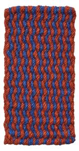 HAY Rohožka Coco, Wave, Brown and Navy