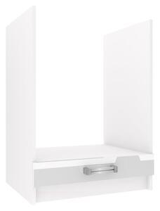 Kuchyňská skříňka Belini spodní pro vestavnou troubu 60 cm bílý lesk bez pracovní desky INF SDP60/0/WT/W/0/D