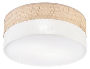 Stropní svítidlo SIRJA DOUBLE BOHO 2xE14/15W/230V pr. 35 cm béžová/krémová