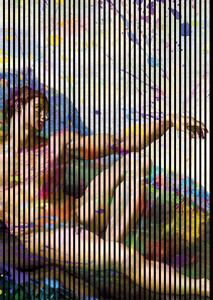 Designový akustický panel „Stvoření 2“ (Michelangelo02) Vyberte požadovaný rozměr: NR. 4: 1693 x 2400 mm (3 panely)