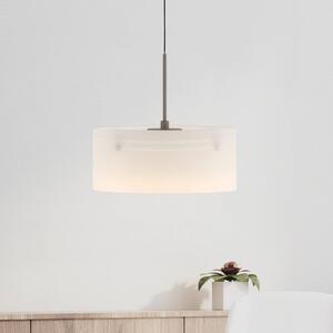 Paul Neuhaus LED závěsné světlo MARIKA, béžová/bílá, Ø 20 cm, sklo, stmívatelné, stmívatelný, Krémová / jantar, Obývací pokoj / jídelna, Sklo, Moderní
