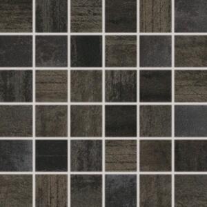 Mozaika Rako Rush černá 30x30 cm mat / lesk WDM05523.1