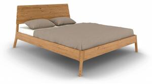 Dvoulůžková postel z dubového dřeva v přírodní barvě 140x200 cm Twig – The Beds