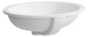 Laufen Savoy umyvadlo 50x41 cm oválné pod pult bílá H8189427571091