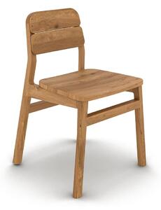 Jídelní židle z dubového dřeva v přírodní barvě v sadě 2 ks Twig – The Beds