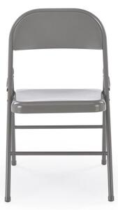 Halmar Skládací židle K565 šedá