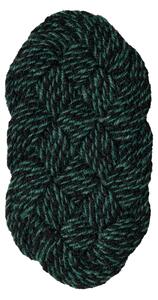 HAY Rohožka Coco, Swirl, Green and Black