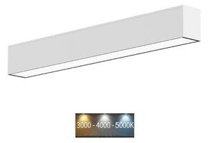 Sinclair Sinclair LSM 24-40CCT - LED Stropní svítidlo LSM LED/40W/230V 120 cm stříbrná SNC053