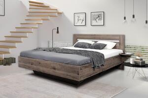 Moderní levitující postel s úložným prostorem ELEVIA, rošty v ceně