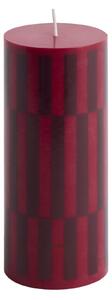 HAY Svíčka Column, Small, Wine / Bordeaux
