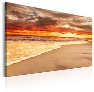 Obraz - Pláž: Krásný západ slunce II 90x60