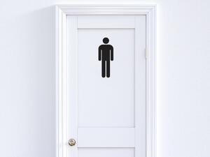 WC postavička muž 19 x 50 cm