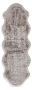 Světle šedý syntetický běhoun 60x180 cm Super Teddy – Think Rugs