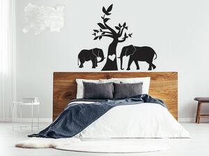 Zamilovaní sloni 100 x 85 cm