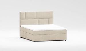 Béžová boxspring postel s úložným prostorem 140x200 cm Lola – Ropez