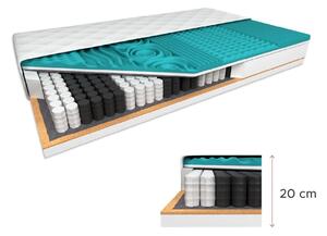 Kokosová matrace COCO MAXI 20 cm 160 x 200 cm Ochrana matrace: VČETNĚ chrániče matrace