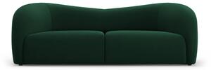 Tmavě zelená sametová pohovka 197 cm Santi – Interieurs 86