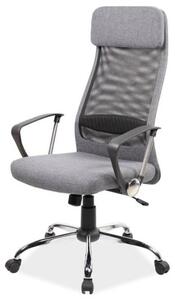 Kancelářská židle SIGQ-345 světle šedá