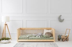 Dětská postel z borovicového dřeva v přírodní barvě 80x180 cm Mila CWW – Adeko