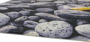 Apextextil koberce Protiskluzová 3D předložka Šedé kameny - 60x120 cm