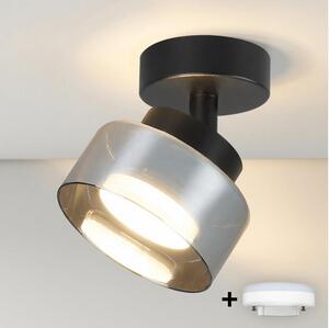 Brilagi - LED Bodové svítidlo AURA LUX 1xGX53/30W/230V pr. 13 cm černá/kouřová