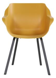 Sophie Element - jídelní židle Hartman plastová s ALU podnoží Sophie - barva židle: Curry Yellow