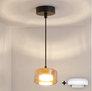 Brilagi - LED Lustr na lanku AURA LUX 1xGX53/30W/230V černá/zlatá