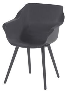 Sophie Studio - jídelní židle Hartman plastová s ALU podnoží Sophie - barva židle: Moss Green