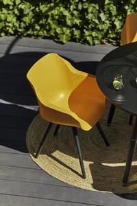 Sophie Studio - jídelní židle Hartman plastová s ALU podnoží Sophie - barva židle: indian orande