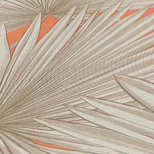 A.S. Création | Vliesová tapeta na zeď Antigua 39090-3 | 0,53 x 10,05 m | béžová, oranžová