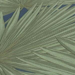 A.S. Création | Vliesová tapeta na zeď Antigua 39090-5 | 0,53 x 10,05 m | zelená, modrá