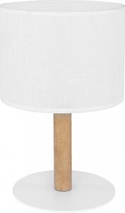 TK-LIGHTING Stolní moderní lampička na noční stolek GABRIELE, 1xE27, 60W, bílá 5217