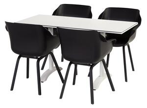 Sophie bistro stůl Hartman s HPL deskou o rozměru 140x65cm sklápěcí Barva: Carbon Black