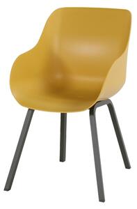 Sophie Organic Element - jídelní židle Hartman s alu podnoží Sophie - barva židle: Curry Yellow