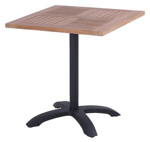 Folding Bistro jídelní stůl Hartman s teakovou deskou 70x70cm Barva: Carbon Black