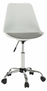 Kancelářská židle TEMPO KONDELA bílo-šedá