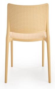 Plastová židle TOAD — oranžová