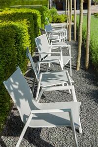 Hartman Aruba pevná zahradní židle s alu područkami Barva: white