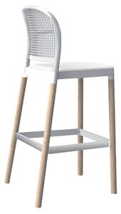GABER - Barová židle PANAMA BL - vysoká, zelená/buk