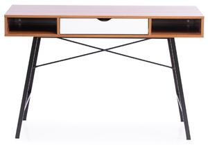 HOMEDE Psací stůl Kayl Espresso, 120x48x76 cm
