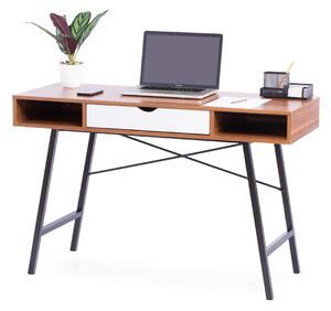 FLHF Psací stůl Kayl Espresso, 120x48x76 cm