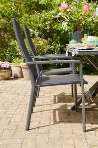 Hartman Aruba pevná zahradní židle s alu područkami Barva: Xerix