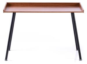 HOMEDE Psací stůl Missa ořech, 115x52x78 cm